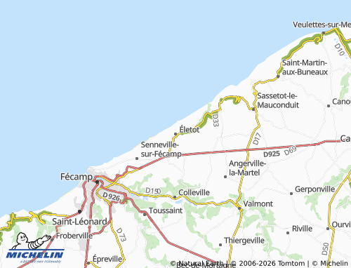 Mapa MICHELIN Életot - ViaMichelin