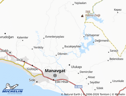 MICHELIN Bucakşeyhler map - ViaMichelin