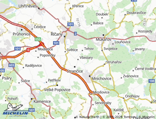 Mappa MICHELIN Všestary - ViaMichelin