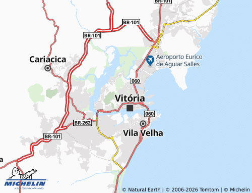 MICHELIN-Landkarte Santos Dumont - ViaMichelin