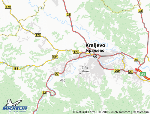 Mapa MICHELIN Čibukovac - ViaMichelin
