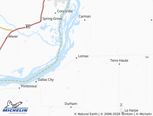 Mapa MICHELIN Lomax - ViaMichelin