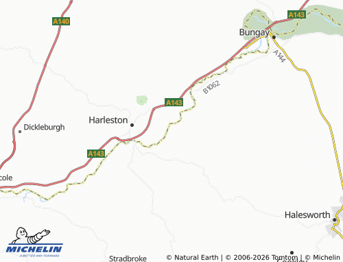 Mapa MICHELIN Mendham - ViaMichelin