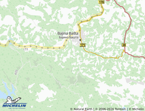 Mapa MICHELIN Rača - ViaMichelin