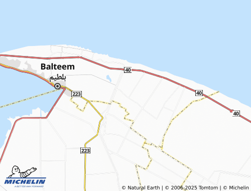 MICHELIN-Landkarte Ezbat al-'Ayyash al-Gharbi - ViaMichelin