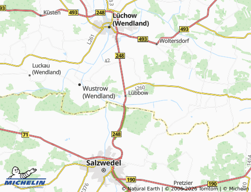 MICHELIN Lübbow map - ViaMichelin