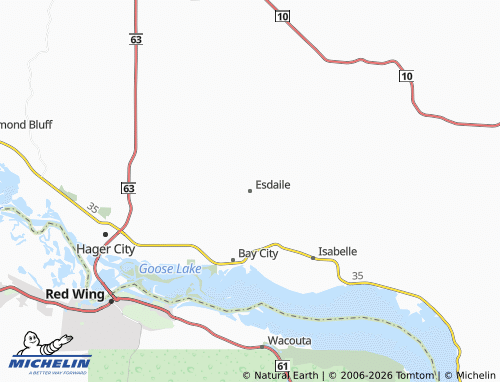Mappa MICHELIN Esdaile - ViaMichelin