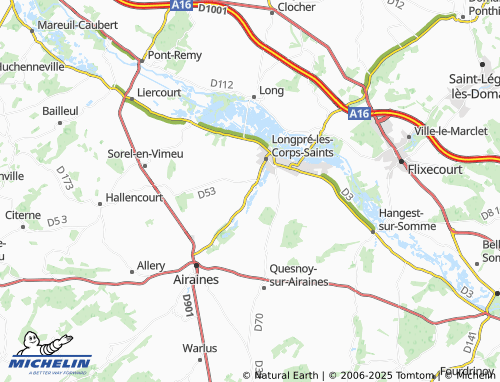 Mapa MICHELIN Bettencourt-Rivière - ViaMichelin