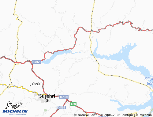 MICHELIN Yelkesen map - ViaMichelin