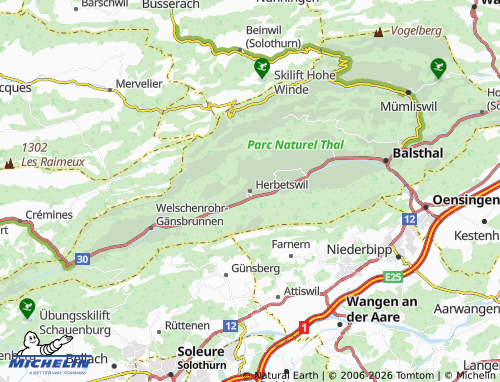 MICHELIN Herbetswil map - ViaMichelin