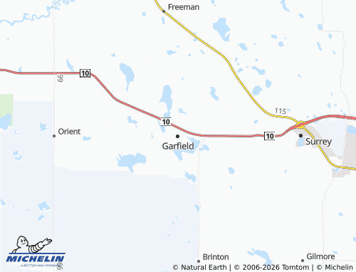 Mappa MICHELIN Garfield - ViaMichelin