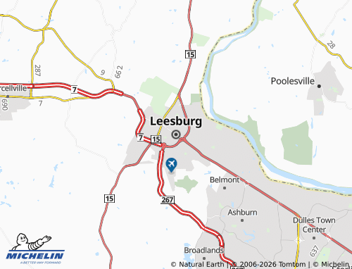Mappa MICHELIN Leesburg - ViaMichelin