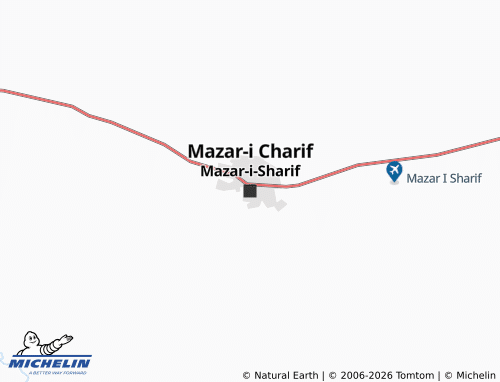 Mappa MICHELIN Mazari Sharif - ViaMichelin