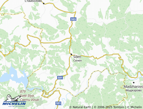 MICHELIN Silen map - ViaMichelin