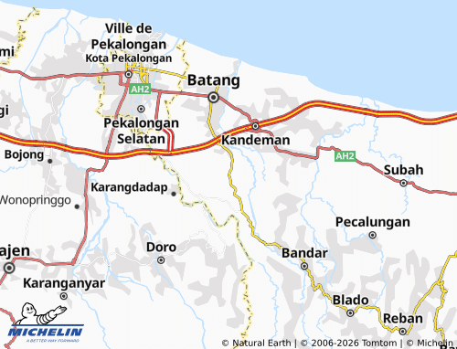 MICHELIN Siwatu map - ViaMichelin