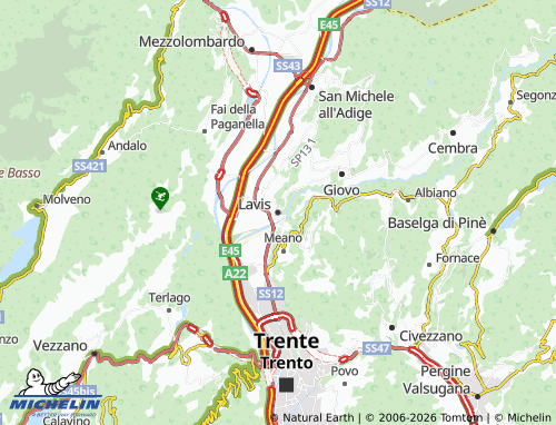 MICHELIN Lavis map - ViaMichelin