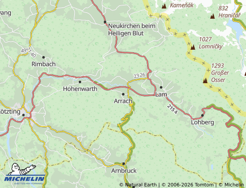 MICHELIN Arrach map - ViaMichelin