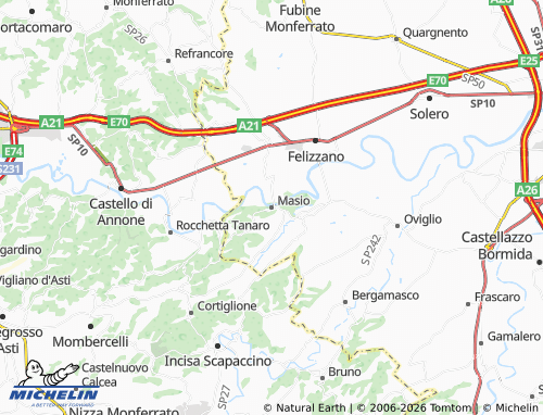 Mapa MICHELIN Masio - ViaMichelin