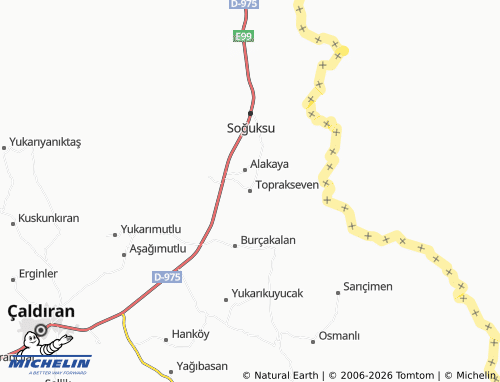 Mappa MICHELIN Toprakseven - ViaMichelin