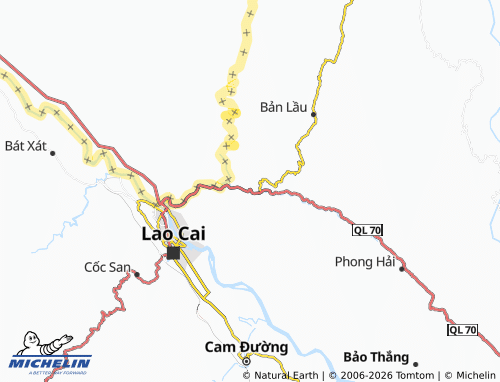 Mapa MICHELIN Bản Phiệt - ViaMichelin