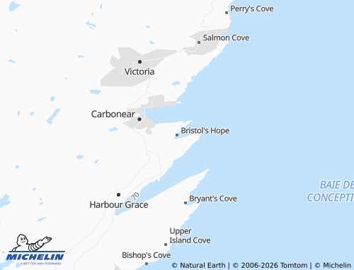 Mapa MICHELIN Bristol's Hope - ViaMichelin