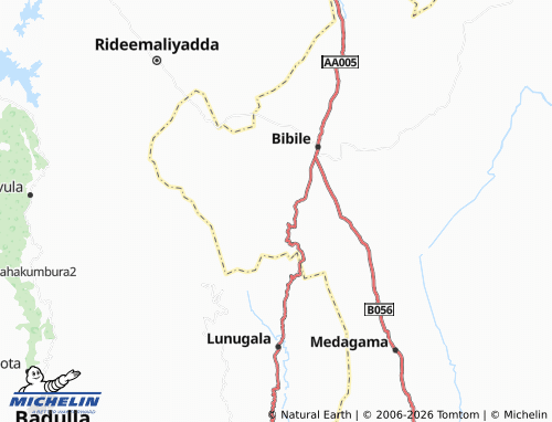 Kaart MICHELIN Mudiyala - ViaMichelin