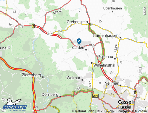 Mappa MICHELIN Klein-Calden - ViaMichelin