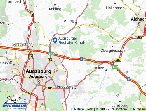 MICHELIN Derching map - ViaMichelin