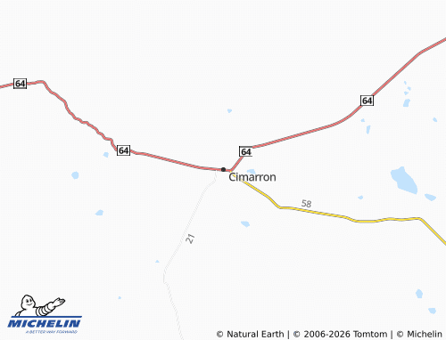Mappa MICHELIN Cimarron - ViaMichelin