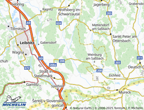 MICHELIN-Landkarte Lipsch - ViaMichelin