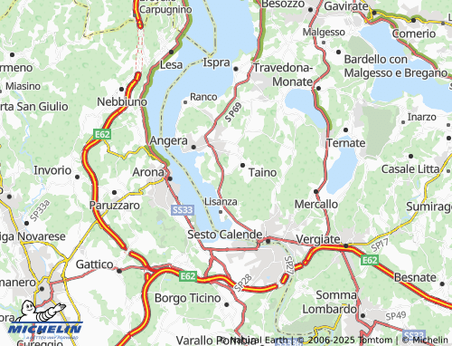 MICHELIN-Landkarte Montecatini - ViaMichelin