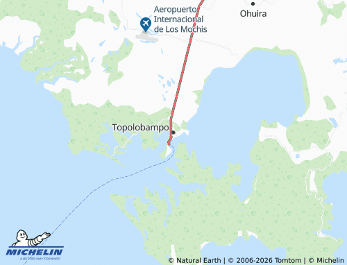 Mappa MICHELIN Topolobampo - ViaMichelin