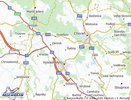 Mappa MICHELIN Slatina - ViaMichelin