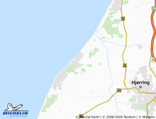 Mapa MICHELIN Skallerup Strand - ViaMichelin