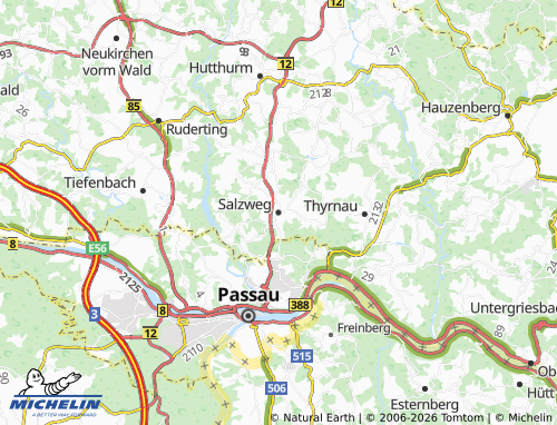 MICHELIN Salzweg map - ViaMichelin