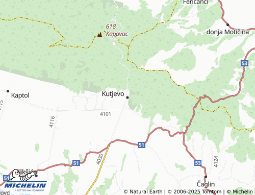 MICHELIN Kutjevo map - ViaMichelin