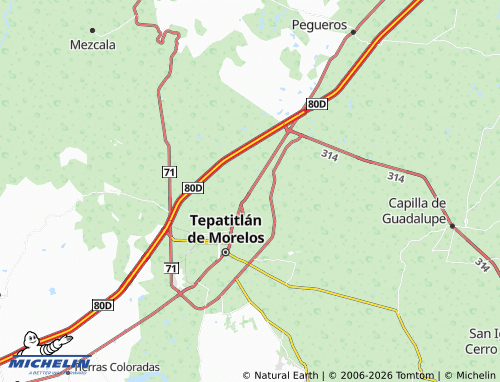 Mappa MICHELIN Los Sauces de Arriba - ViaMichelin
