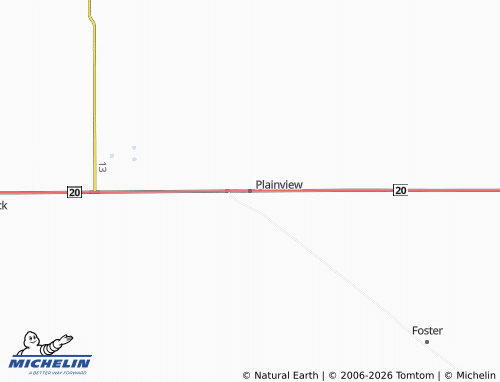 Mappa MICHELIN Plainview - ViaMichelin