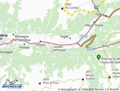 Carte MICHELIN San Giacomo - ViaMichelin
