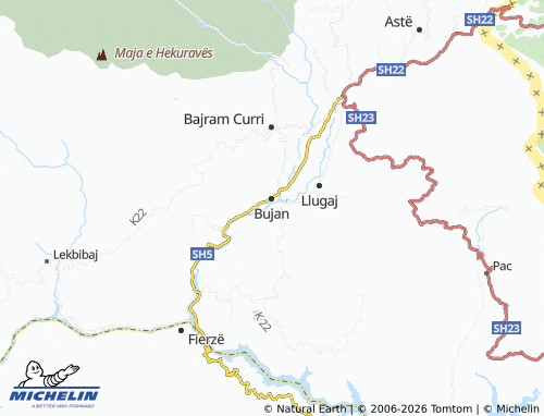 MICHELIN Gri e Re map - ViaMichelin