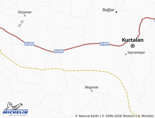 Kaart MICHELIN Erdurağı - ViaMichelin