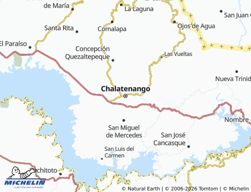 Mappa MICHELIN Chalatenango - ViaMichelin