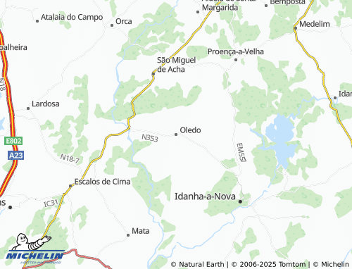 MICHELIN Oledo map - ViaMichelin