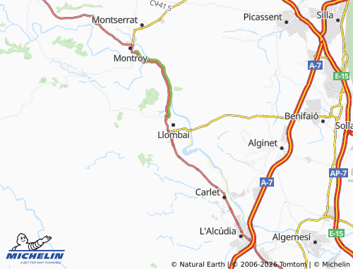 Mappa MICHELIN Catadau - ViaMichelin