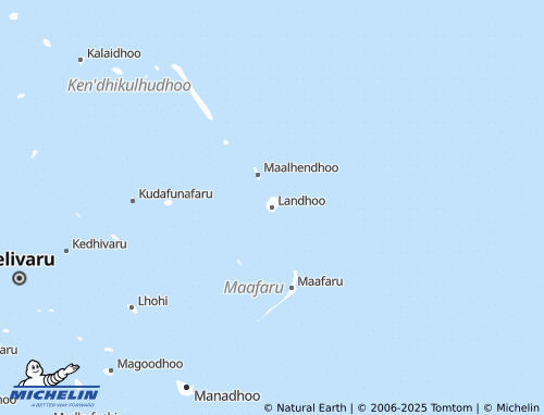 MICHELIN Landhoo map - ViaMichelin