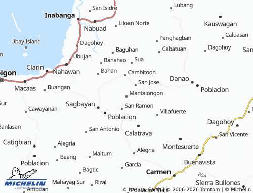 MICHELIN Mantalongon map - ViaMichelin