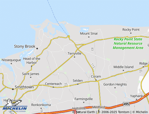 MICHELIN Terryville map - ViaMichelin