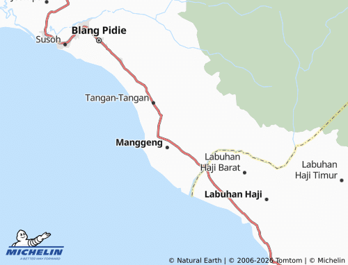 MICHELIN Pusu map - ViaMichelin