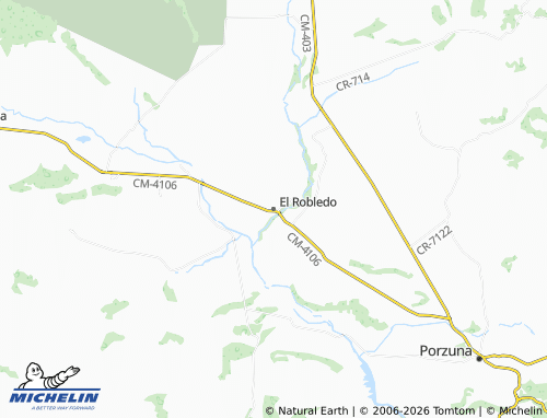 MICHELIN El Robledo map - ViaMichelin