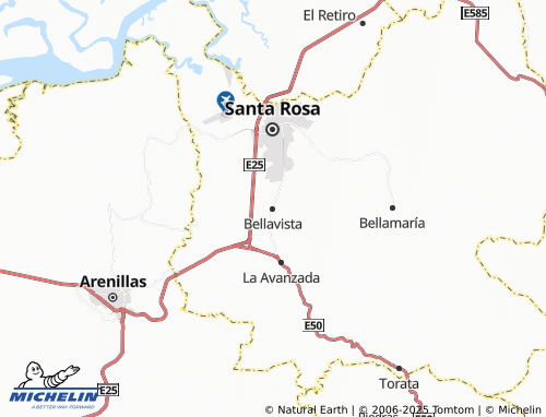 MICHELIN Bellavista map - ViaMichelin